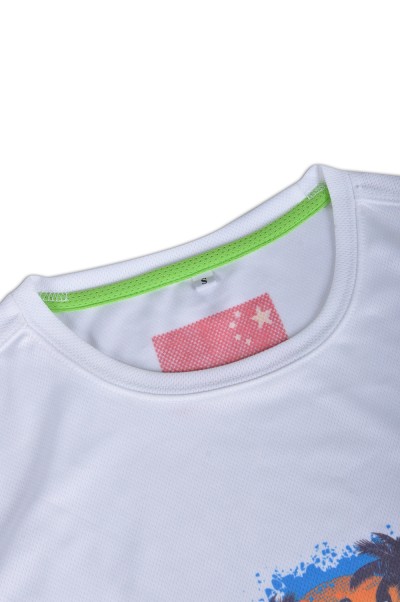 T532 訂造團體活動衫  設計環保tee款式   自製t-shirt專門店    白色 細節-3